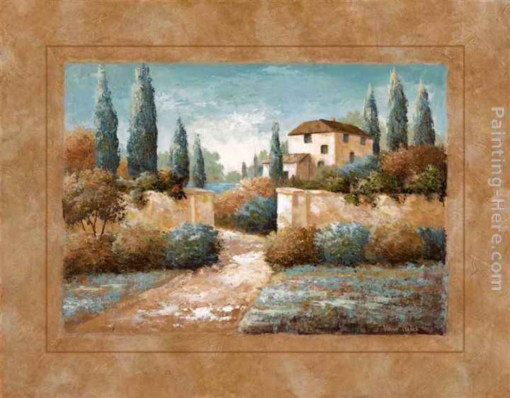 Tuscan Blue II painting - Vivian Flasch Tuscan Blue II art painting